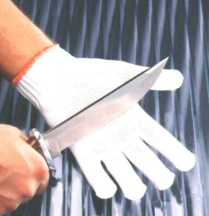 LUVA ANTI-CORTE C/ 1 FIO DE A�O